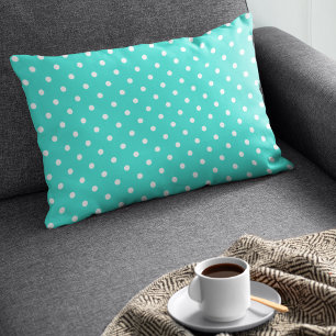Cute Turcos Polka dots Mönster Lumbarkudde