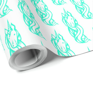 Cute Turcos Unicorn Mönster Magic Presentpapper