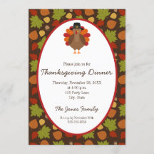 Cute Turkey and Löv Thanksgiving