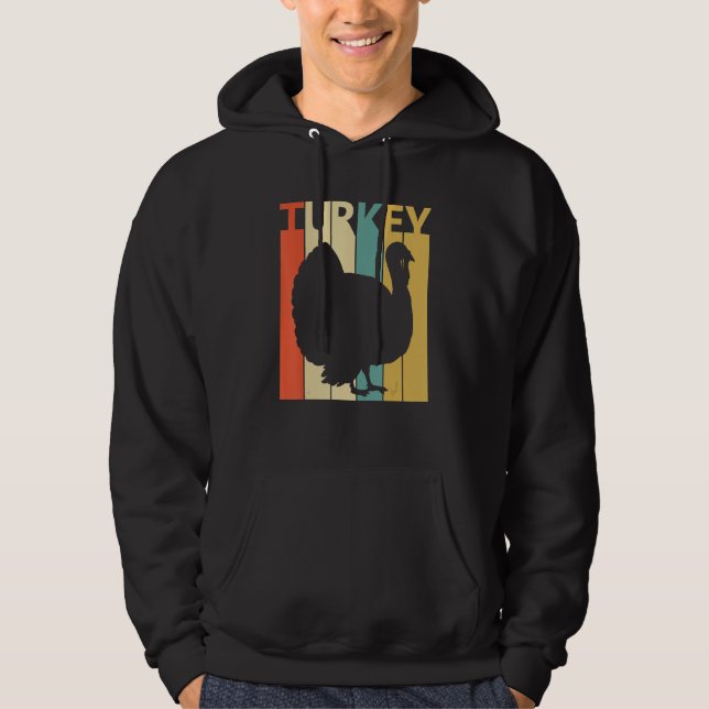 Cute Turkey Animal Hoodie (Framsida)