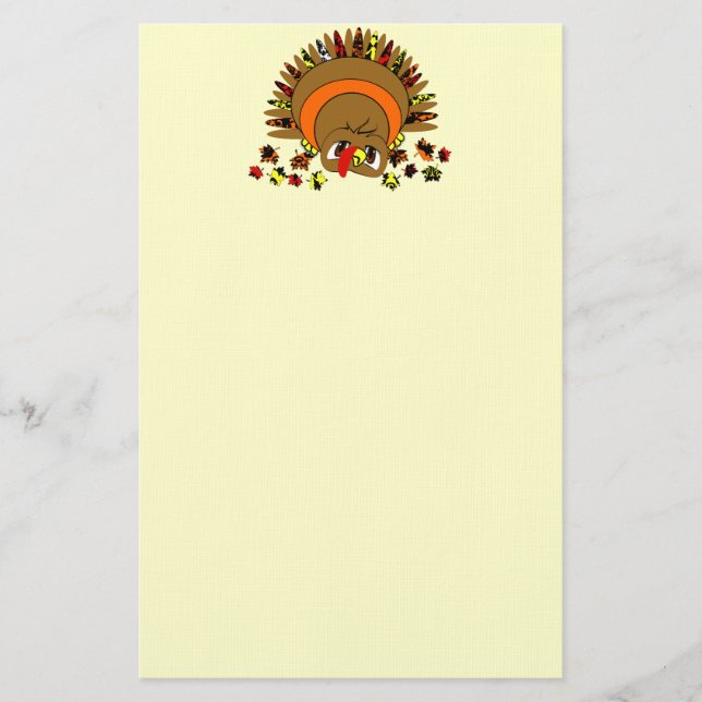 Cute Turkey Brevpapper (Framsida)