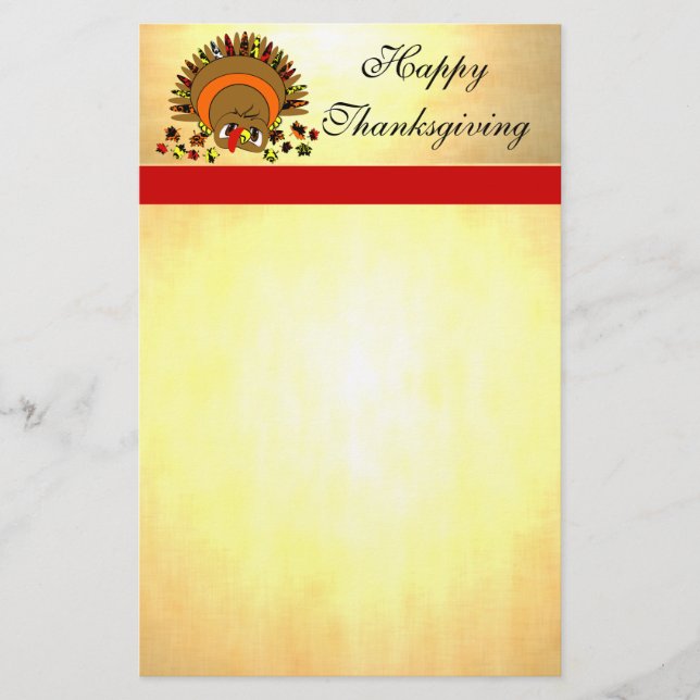 Cute Turkey Brevpapper (Framsida)