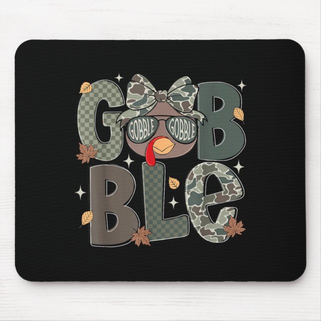 Cute Turkey Camo Happy Thanksgiving Fall Kids Boy  Musmatta (Framsidan)