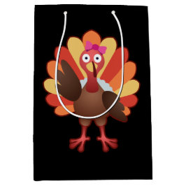 Cute Turkey Girl Gobble - Thanksgiving Gift