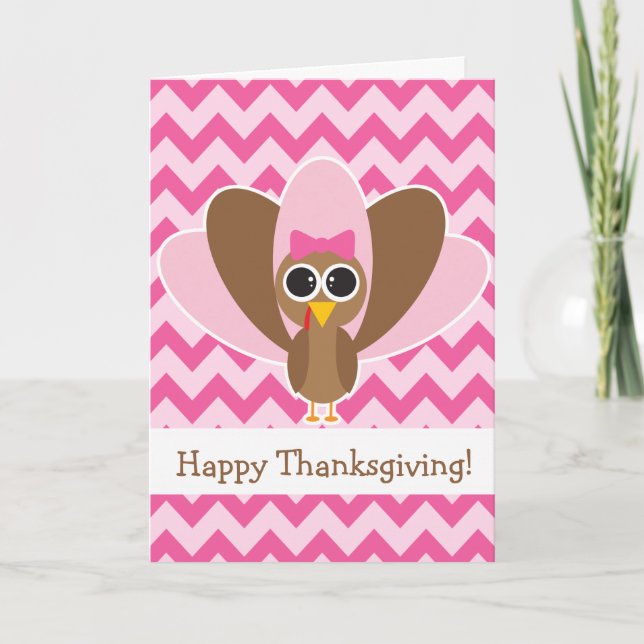 Cute Turkey Helgkort (Framsida)