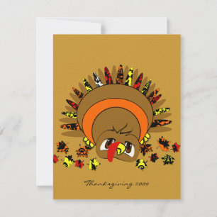Cute Turkey Inbjudningar