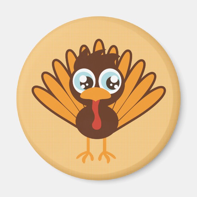 Cute Turkey Magnet (Framsidan)