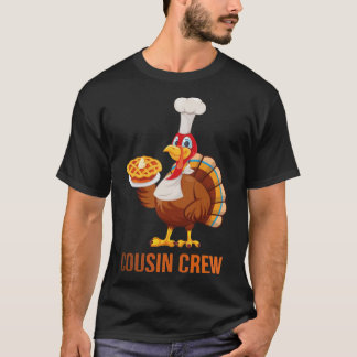 Cute Turkey Matching Thanksgiving Family Pajamas T Shirt