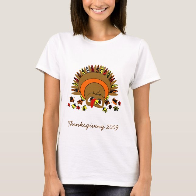 Cute Turkey T-shirt (Framsida)