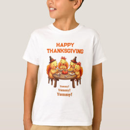 Cute Turkeys Feast T Shirt