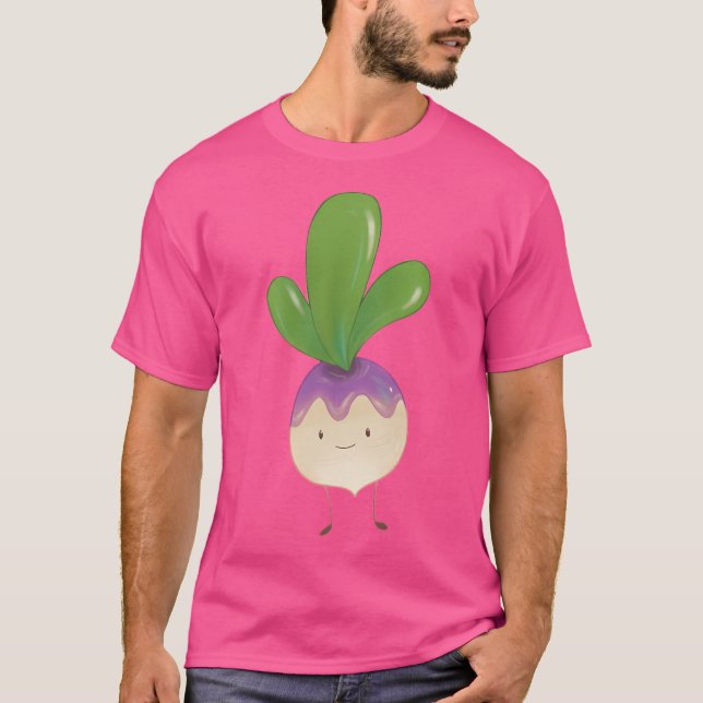 Cute Turnip T Shirt (Framsida)