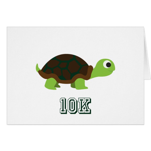 Cute Turtle 10K OBS Kort (Framsidan Horizontal)