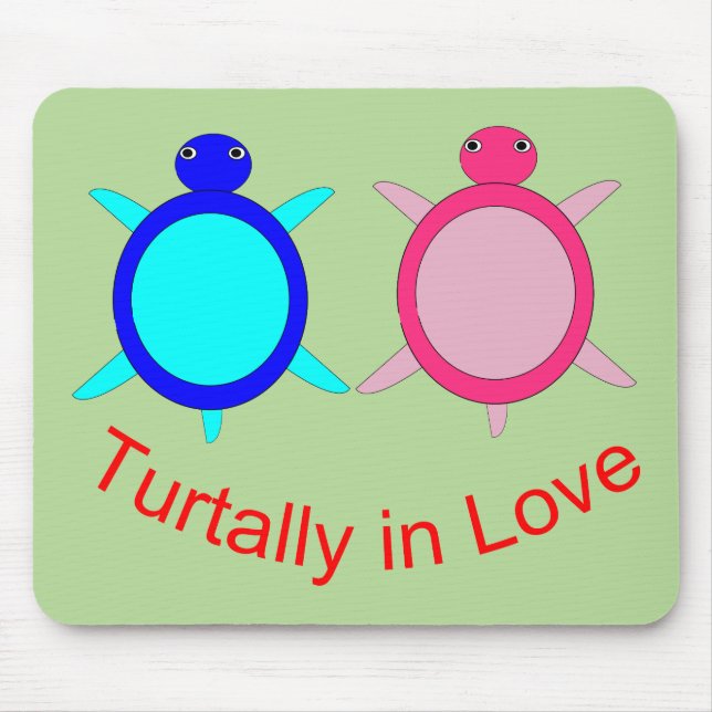 Cute Turtle Couple Musmatta (Framsidan)