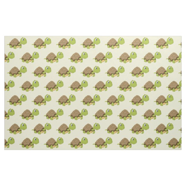 Cute Turtle Fabric Tyg (Fat Quarter)