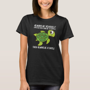 Cute Turtle För manar Women Sea Turtle Reptile Ani T Shirt