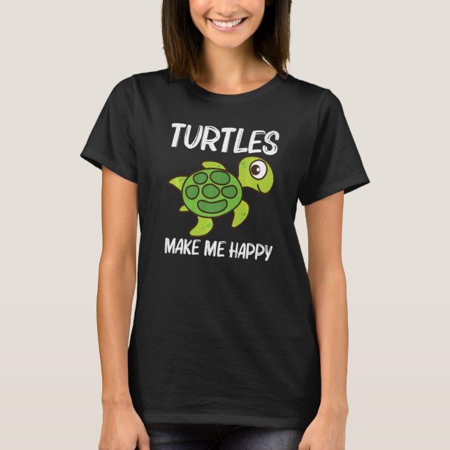 Cute Turtle For Men Women Sea Turtle Reptile Anima T Shirt (Framsida)