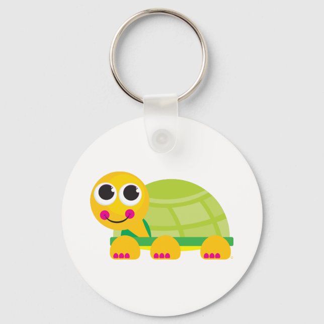 Cute Turtle Keychain Nyckelring (Framsida)