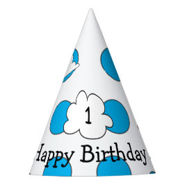 Cute Turtle Ladybug Polka Dot Födelsedagsfest Hat