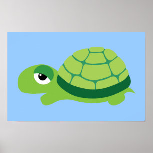 Cute Turtle Poster