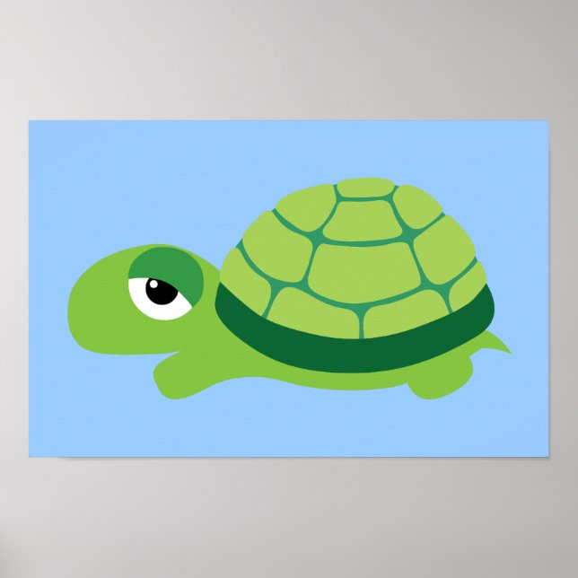 Cute Turtle Poster (Framsidan)