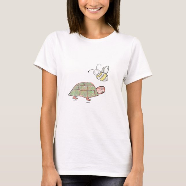 Cute Turtle T Shirt (Framsida)