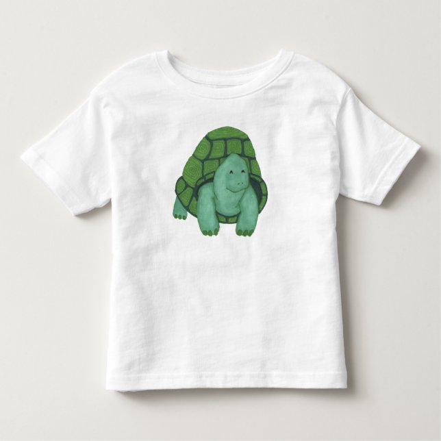 Cute Turtle T-Shirt (Framsida)