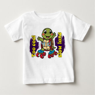 Cute Turtle-utskrift t shirt för baby