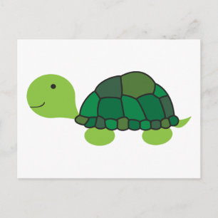 Cute Turtle Vykort