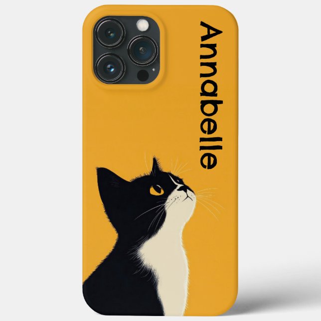 Cute Tuxedo Cat Personalize (Baksida)