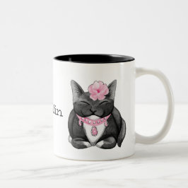 Cute Tuxedo Kattunge Chillin Mugg