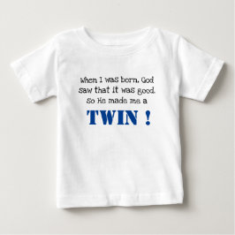 Cute Twin Sayed Baby T-Shirt