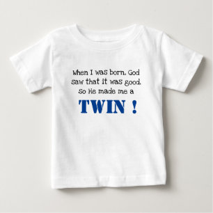 Cute Twin Sayed Baby T-Shirt
