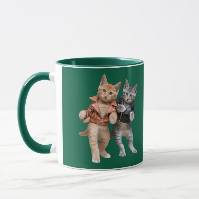 Cute Twistin' Tabbies Mugg (Vänster)