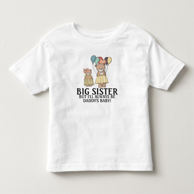Cute Two Nalles Big Sister/Pappor Tee (Framsida)