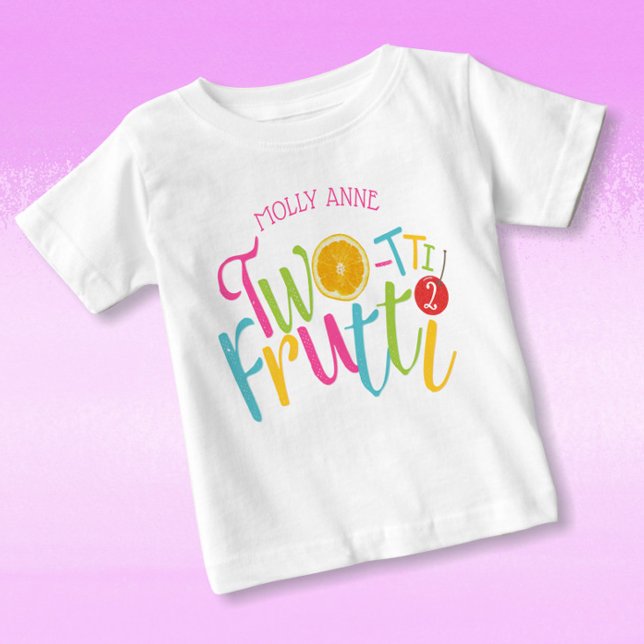 Cute TWO-tti Frutti 2:a födelsedagsfrukten T Shirt (Skapare uppladdad)