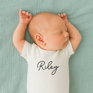Cute Typography baby Namn Namn T Shirt