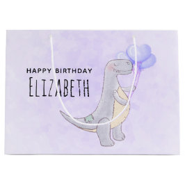 Cute Tyrannosaurus Rex Dinosaur Leksak med ballong