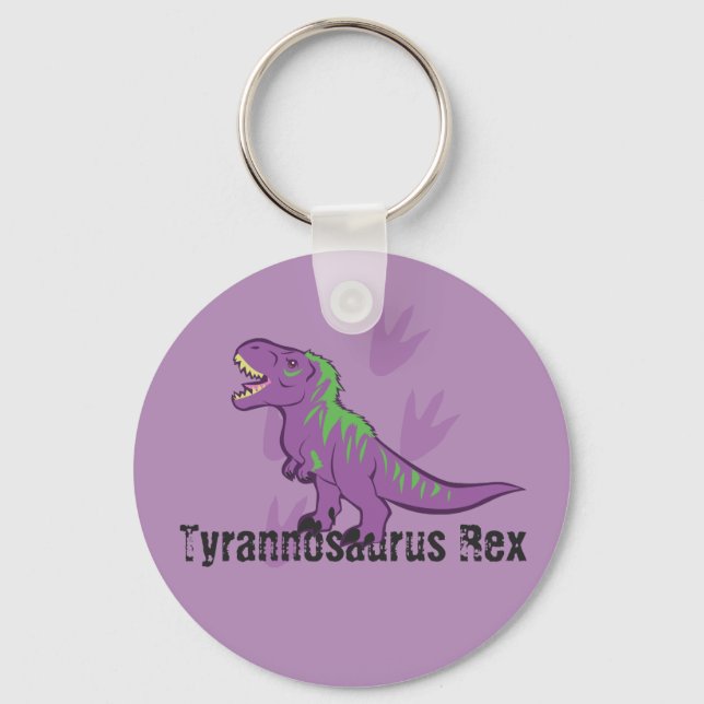 Cute Tyrannosaurus Rex Nyckelring (Framsida)