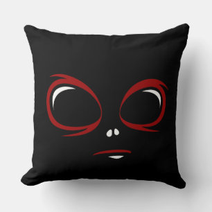 Cute ufo ansikte monster kudde