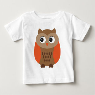 Cute Uggla, Baby Uggla, Uggla Bird Småbarn T-Shir T Shirt