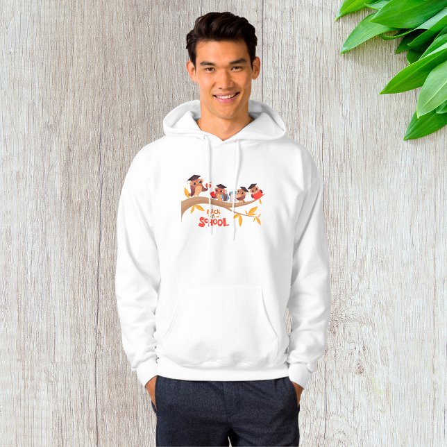Cute Uggla Back to school Studenten Hoodie (Skapare uppladdad)