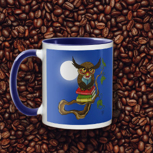 Cute Uggla Bokar Mugg