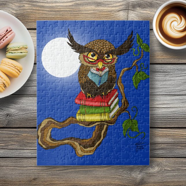 Cute Uggla Bokar Pussel (Skapare uppladdad)