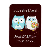 Cute Uggla Bröllop Bride and Groom Save Date