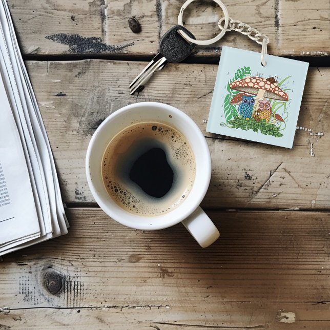 Cute Uggla Family Mushroom Rain (Skapare uppladdad)