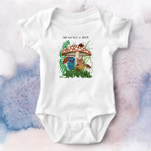 Cute Uggla Family Mushroom Rain T Shirt