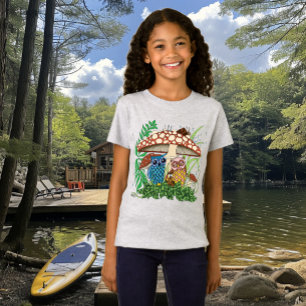 Cute Uggla Family Mushroom Rain T Shirt