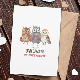 Cute Uggla Friend Valentine Day Card