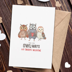 Cute Uggla Friend Valentine Day Card