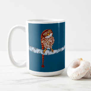 Cute Uggla i Sticka-stammen Mugg
